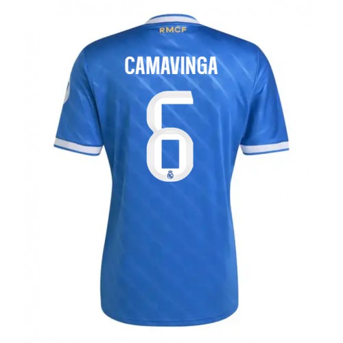 Real Madrid Eduardo Camavinga #6 Replica Third Stadium Shirt 2025-26 Short Sleeve